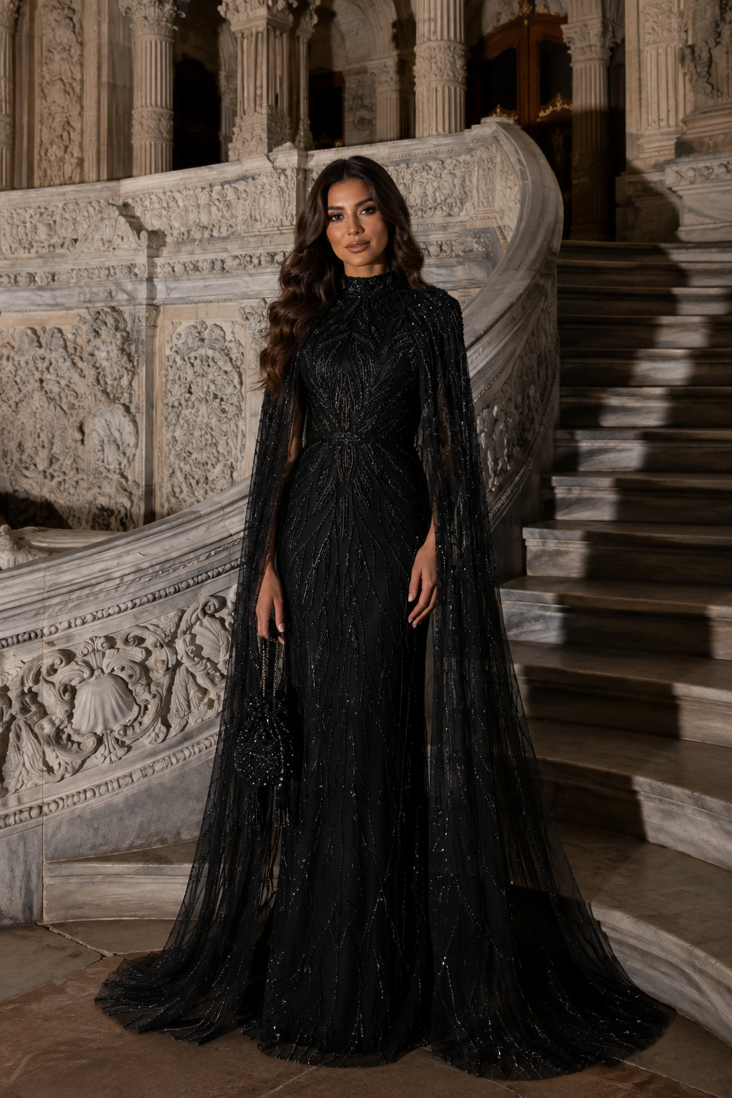 Nuraya Couture Dress - Black