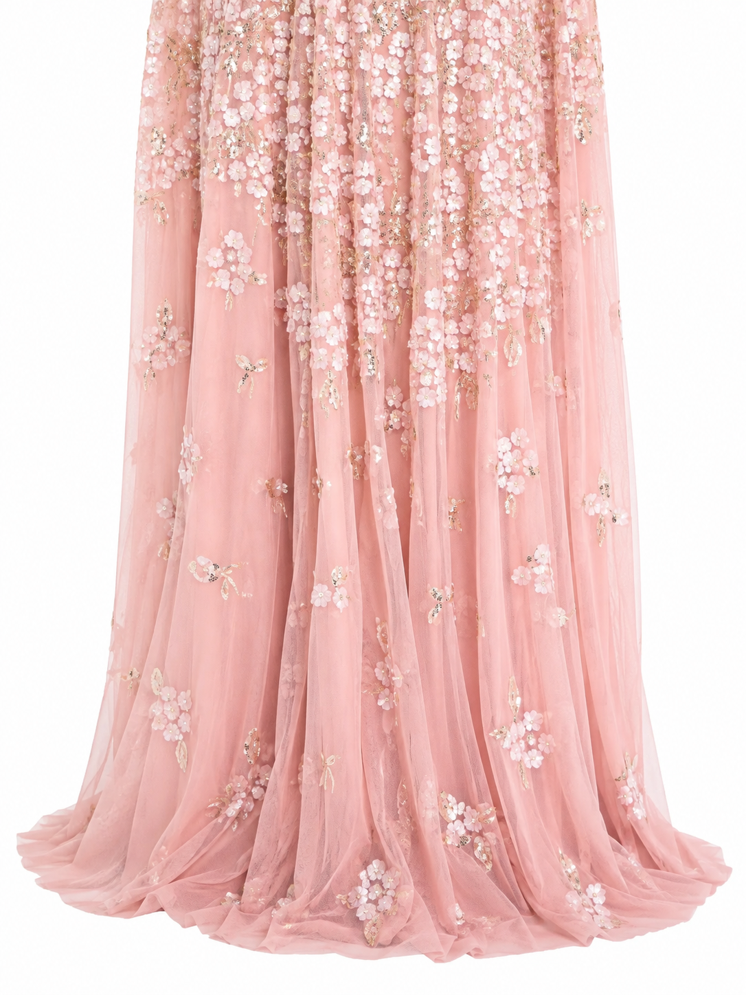 Fiorea Sequin Handwork Party Dress - Pink