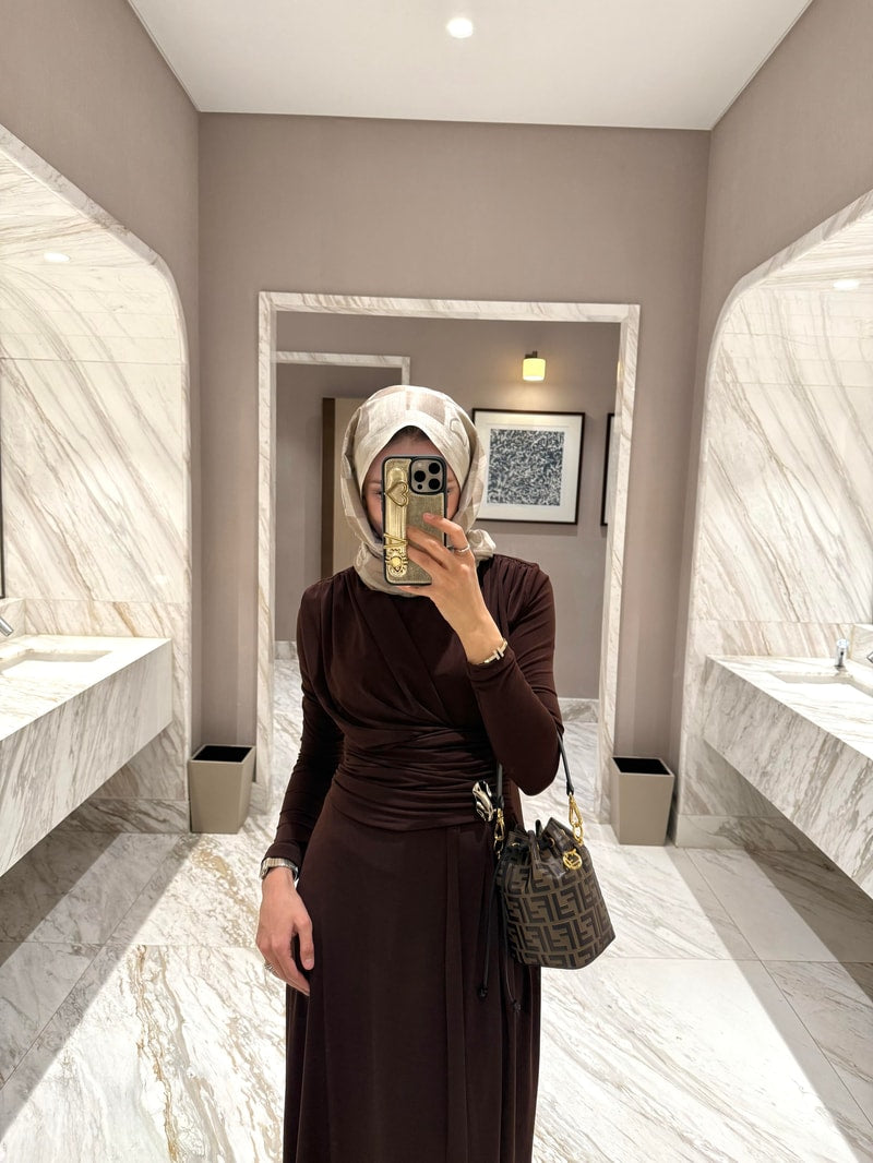Sandy Dress Brown Size 2