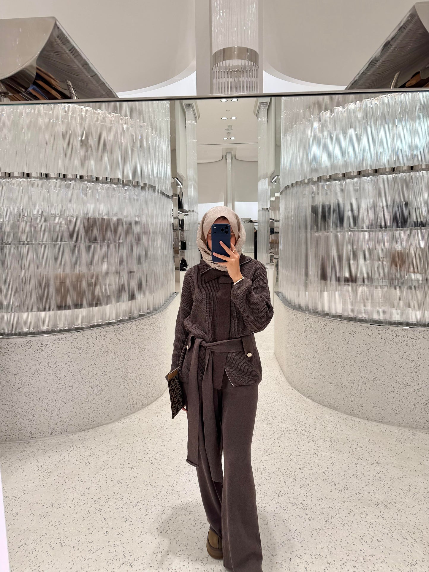 Soft Knit Set – Light Coffee