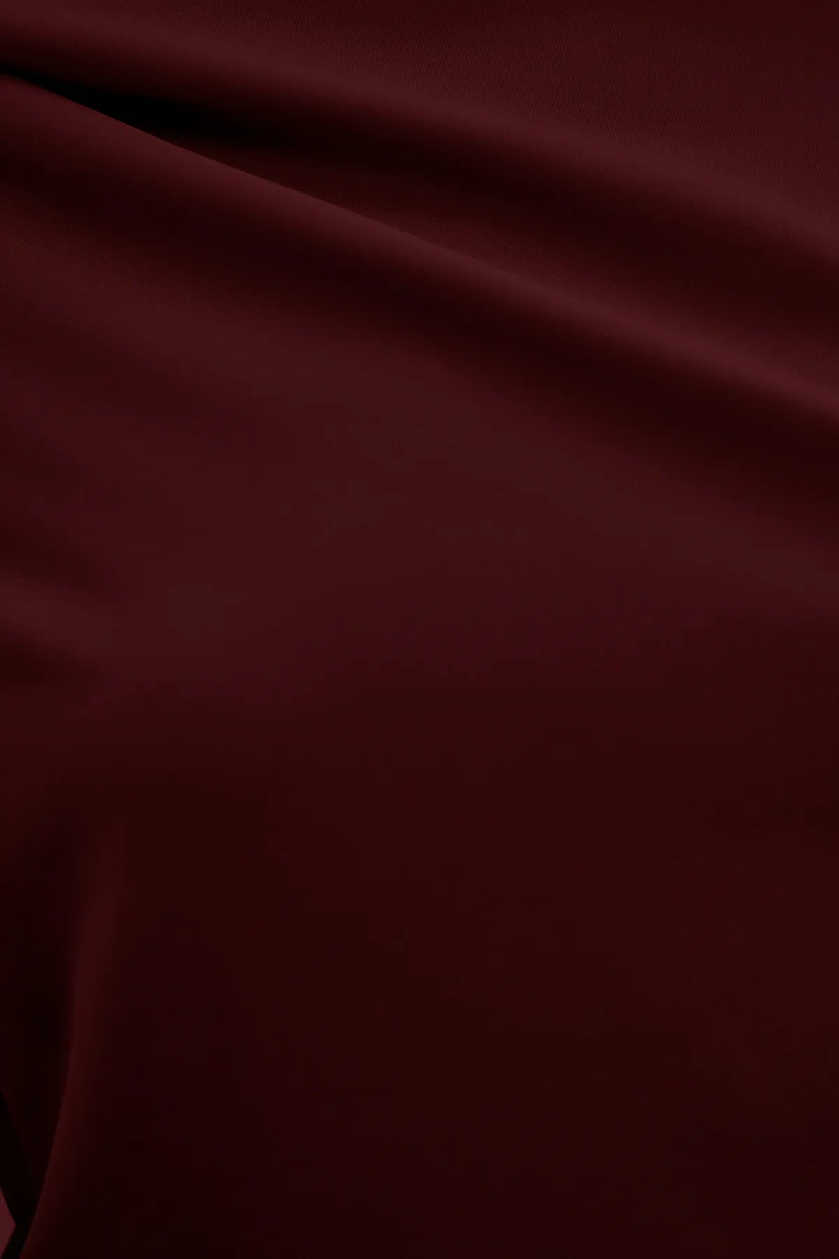 Burgundy Shawl-Detail Evening Dress