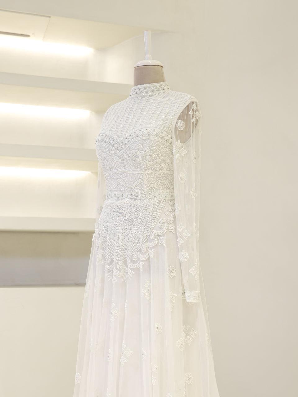 Layla Couture Evening Dress - White