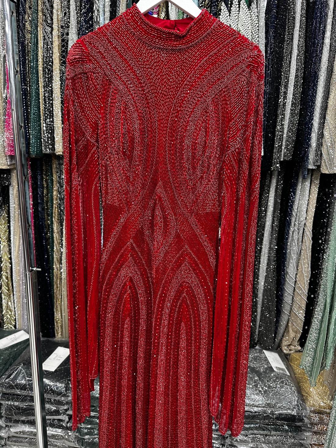 Marbella Couture Evening Dress -Red