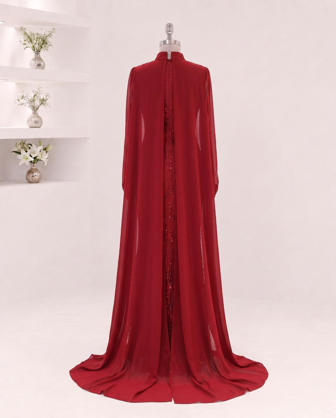 Shimmer Dress - Red