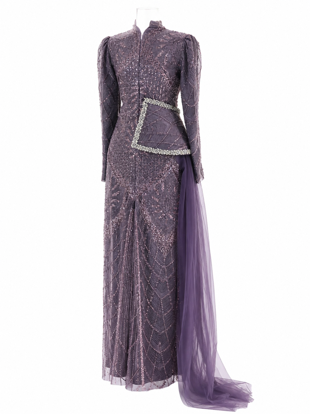 Violette Evening Dress - Lilac