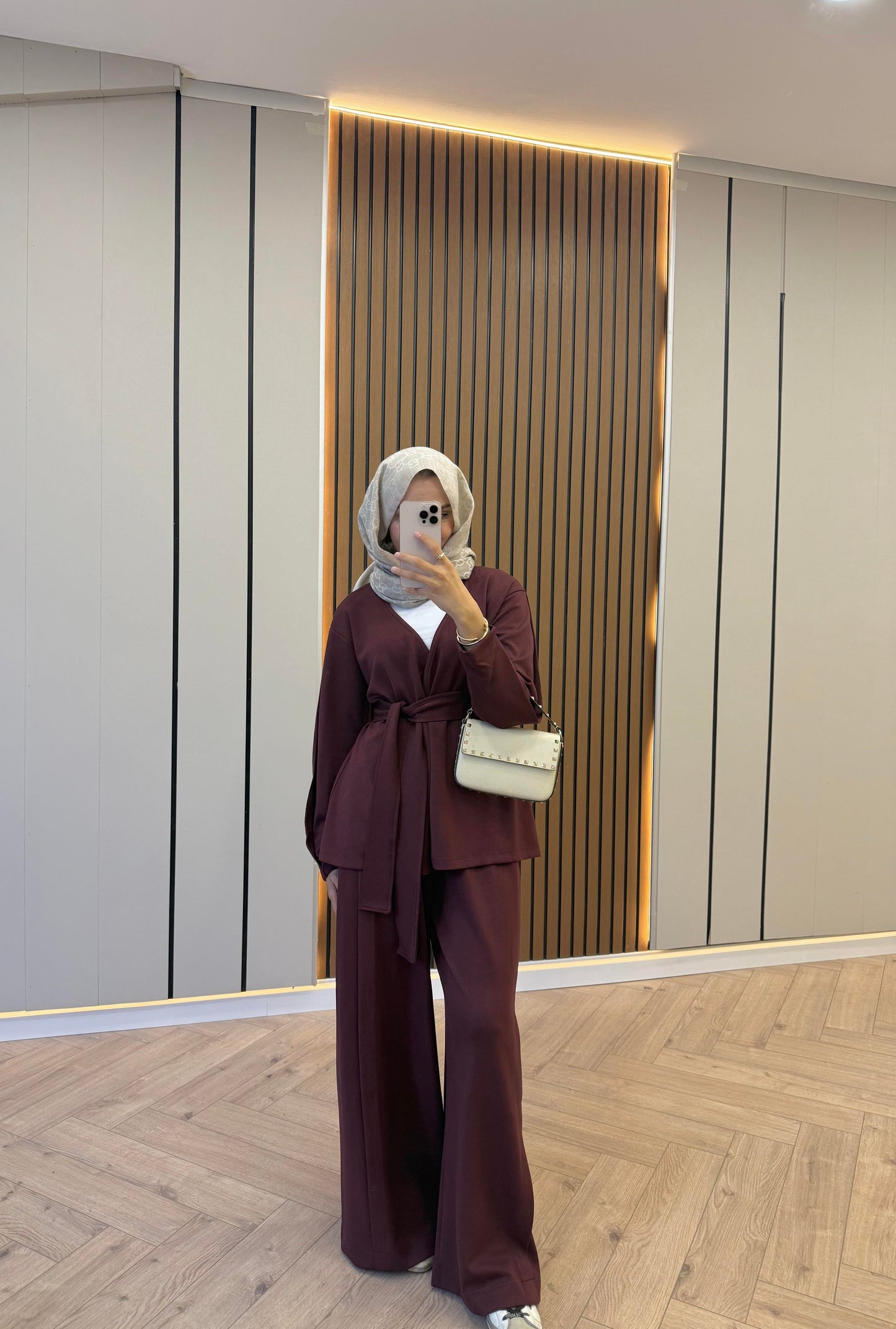 Kimono Pants Set – Burgundy
