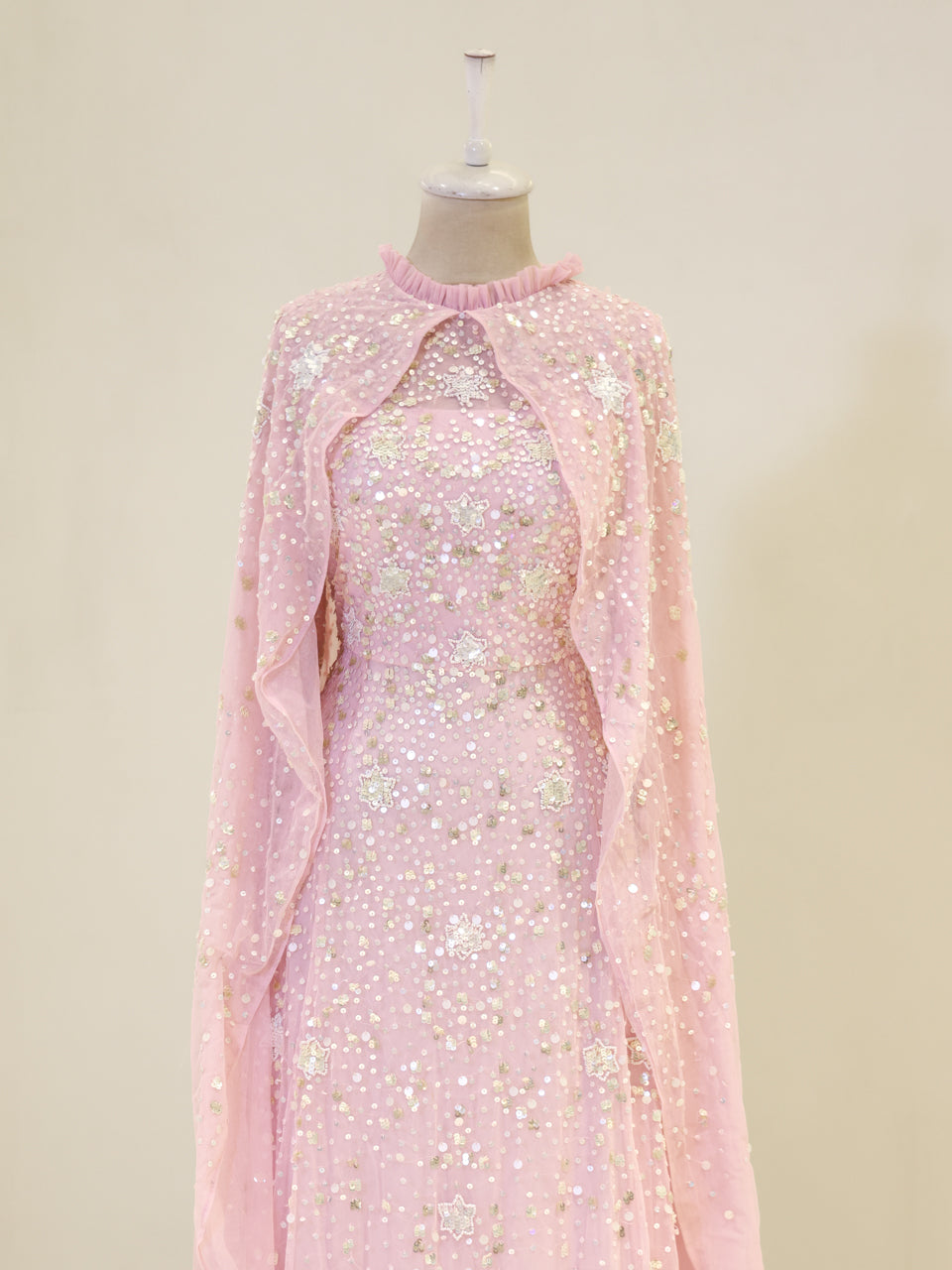 Elaira Evening Dress - Powder Pink