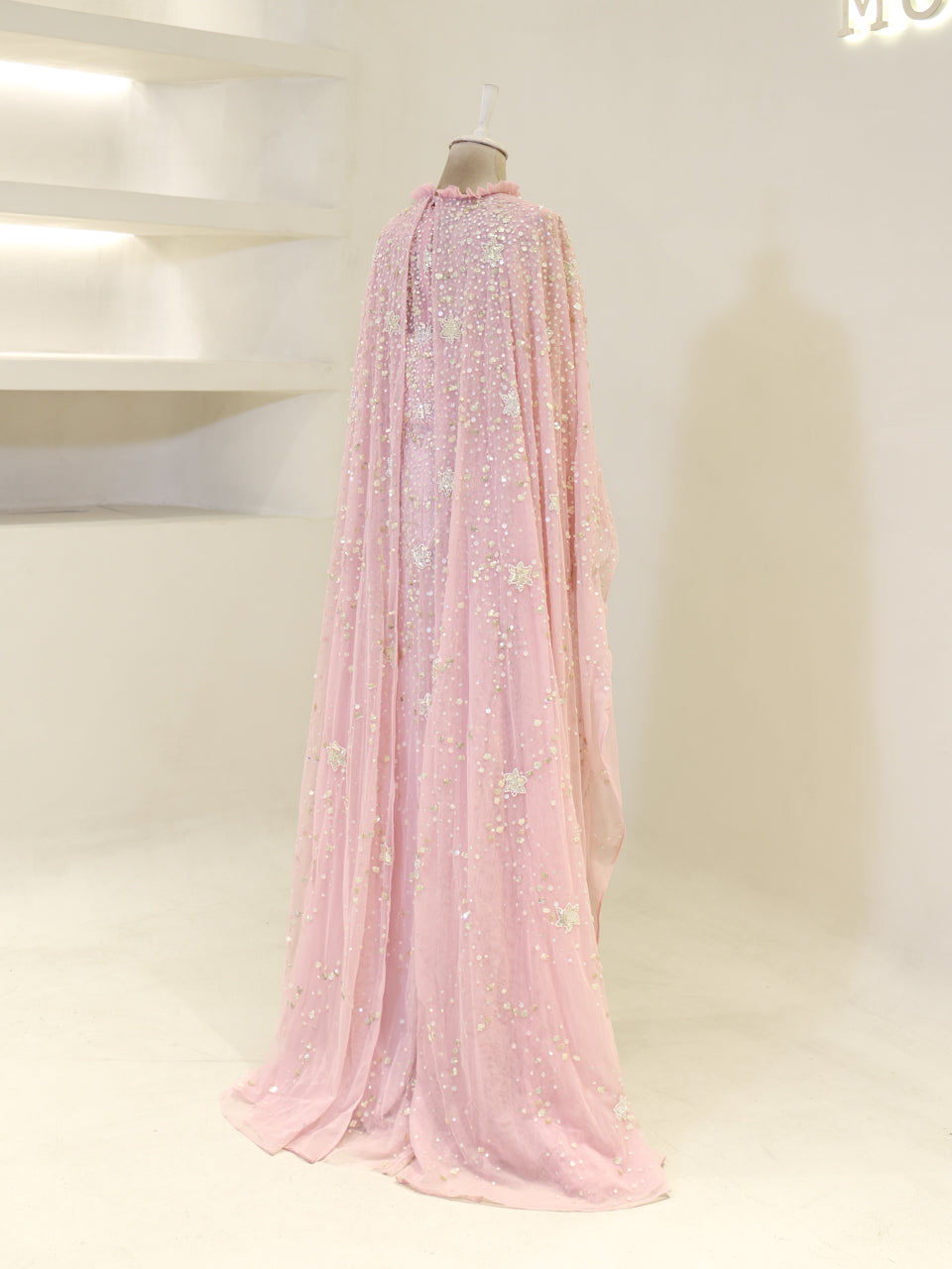 Elaira Evening Dress - Powder Pink - view 5