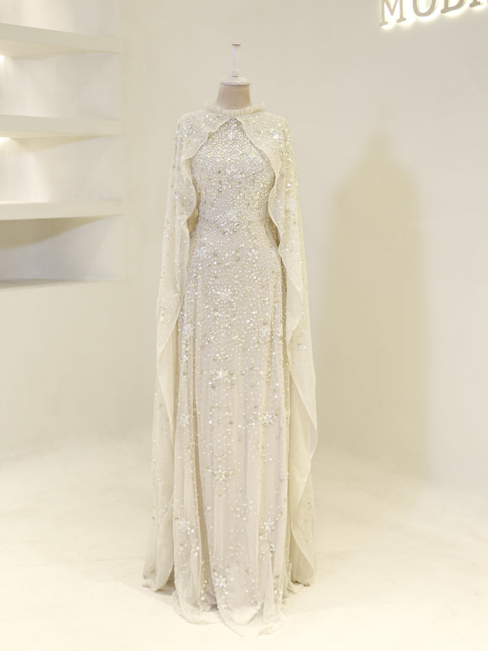 Elaira Evening Dress - Grey