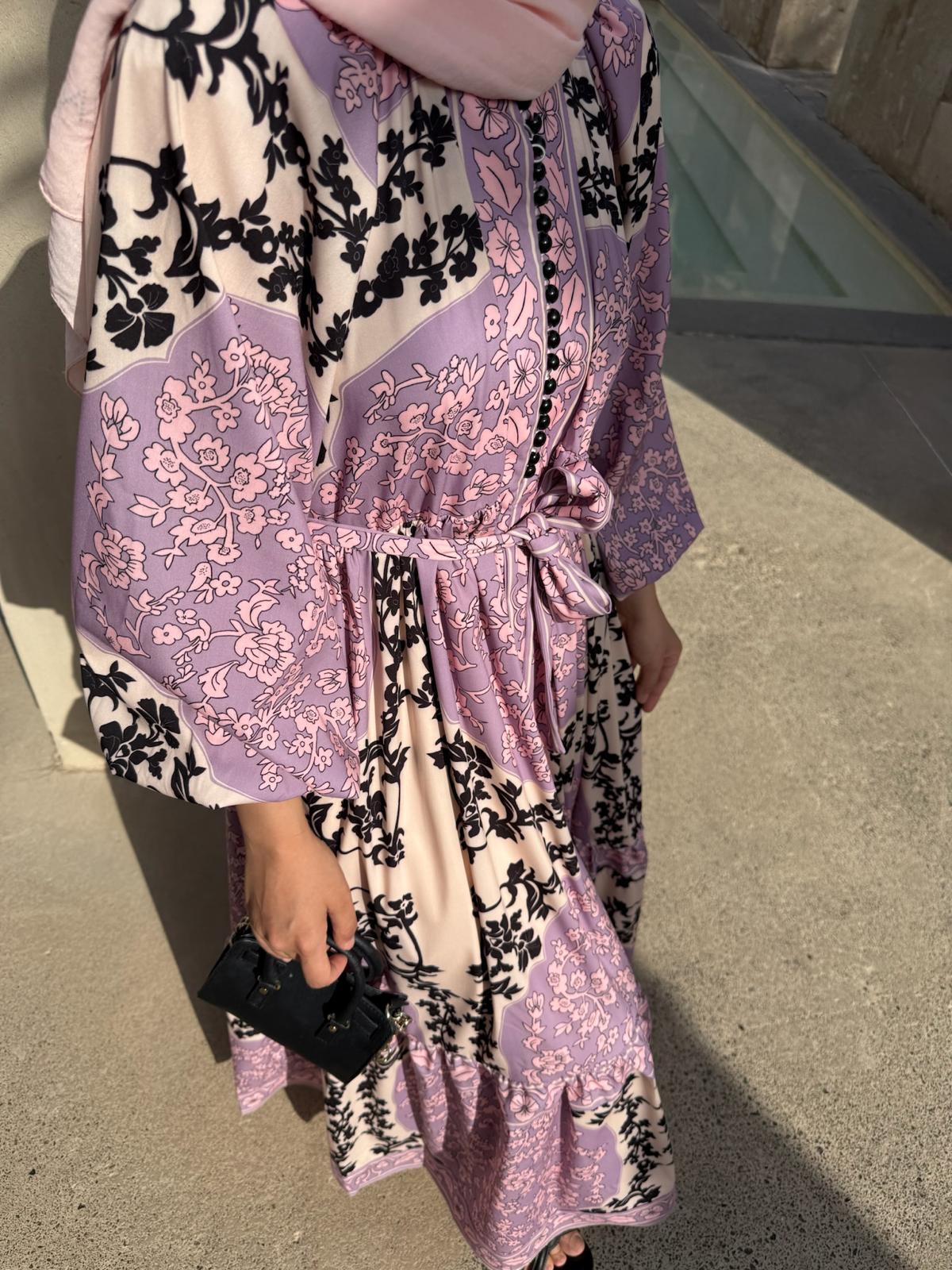 Royal Princess Lilac Poplin Maxi Dress