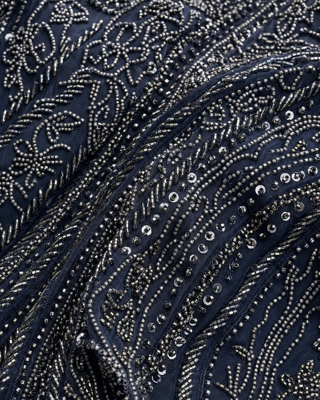 Calypso Couture Evening Dress - Navy Blue