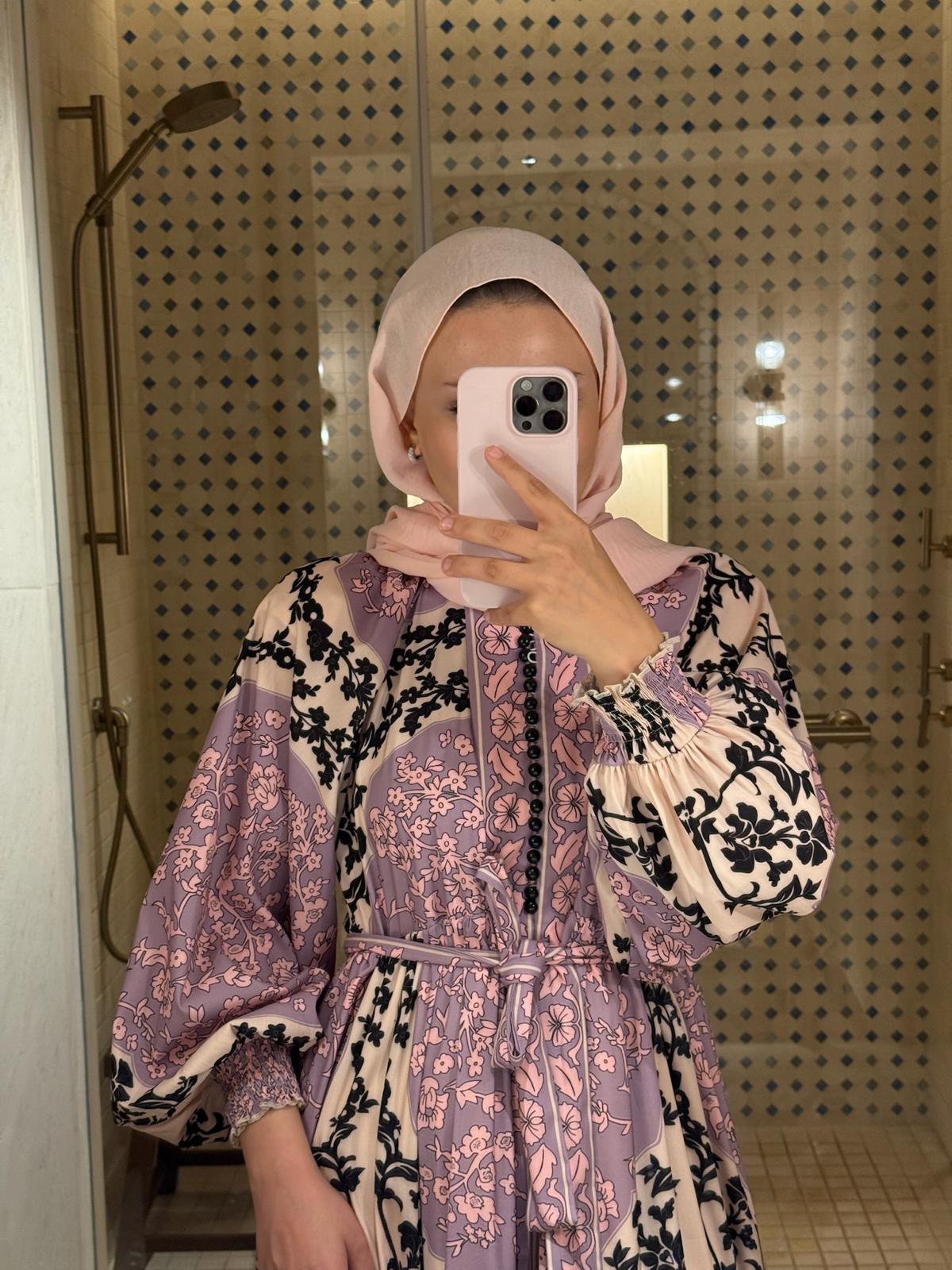 Royal Princess Lilac Poplin Maxi Dress