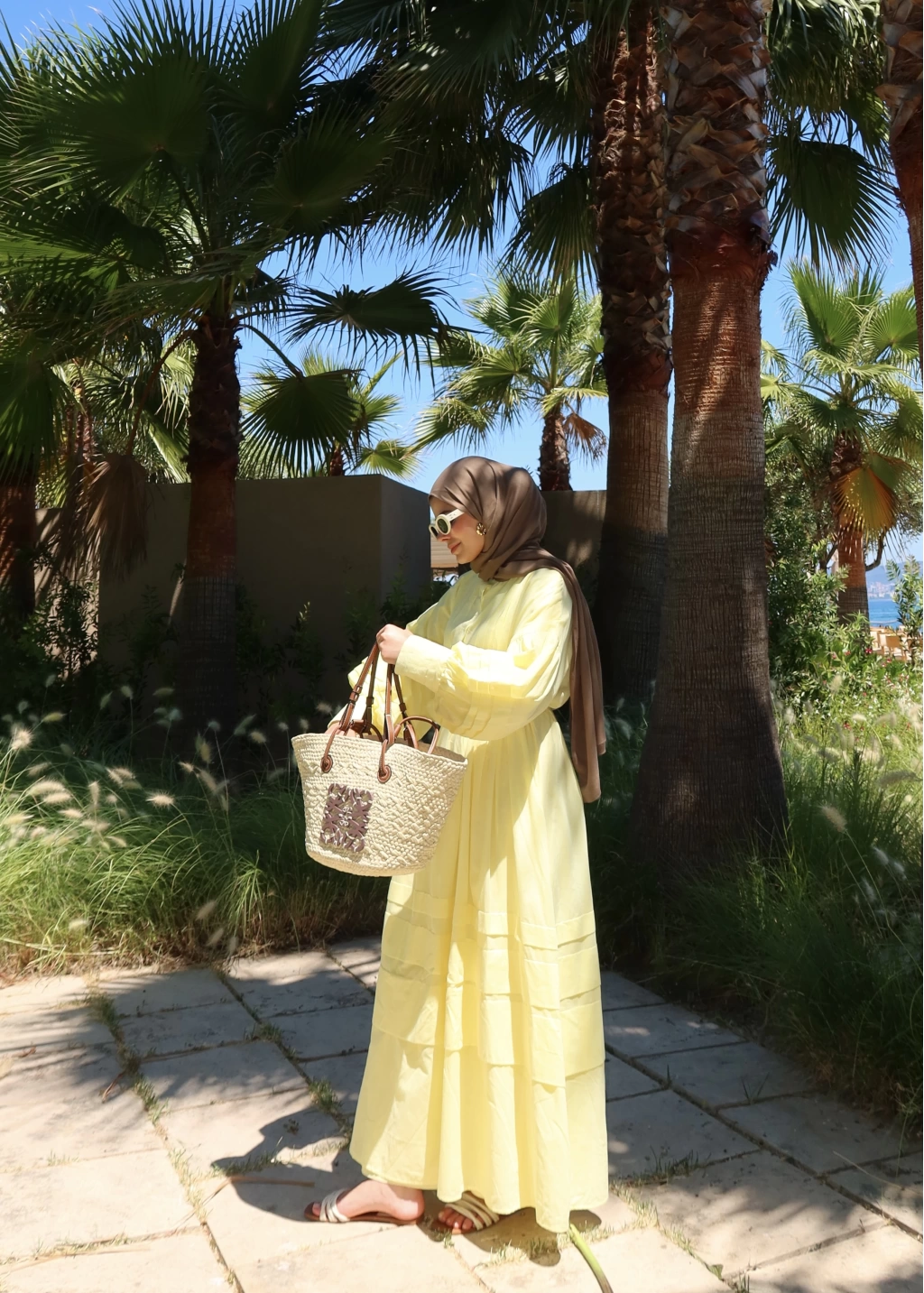 Cotton Candy Yellow Maxi Dress