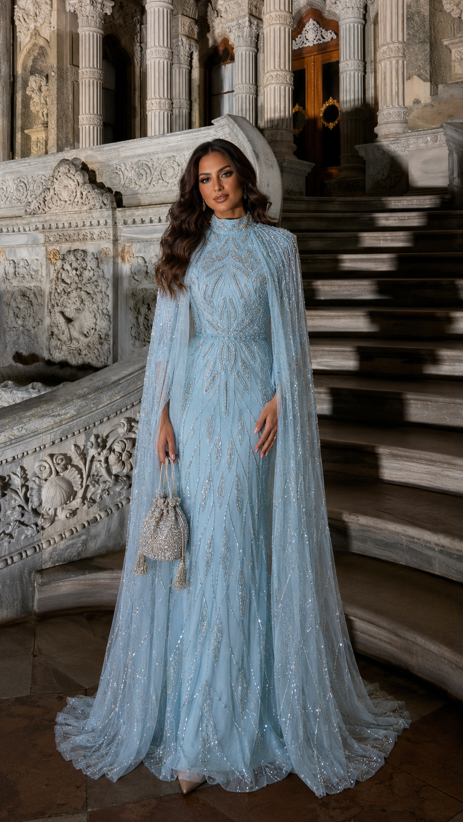 Nuraya Couture Dress - Blue