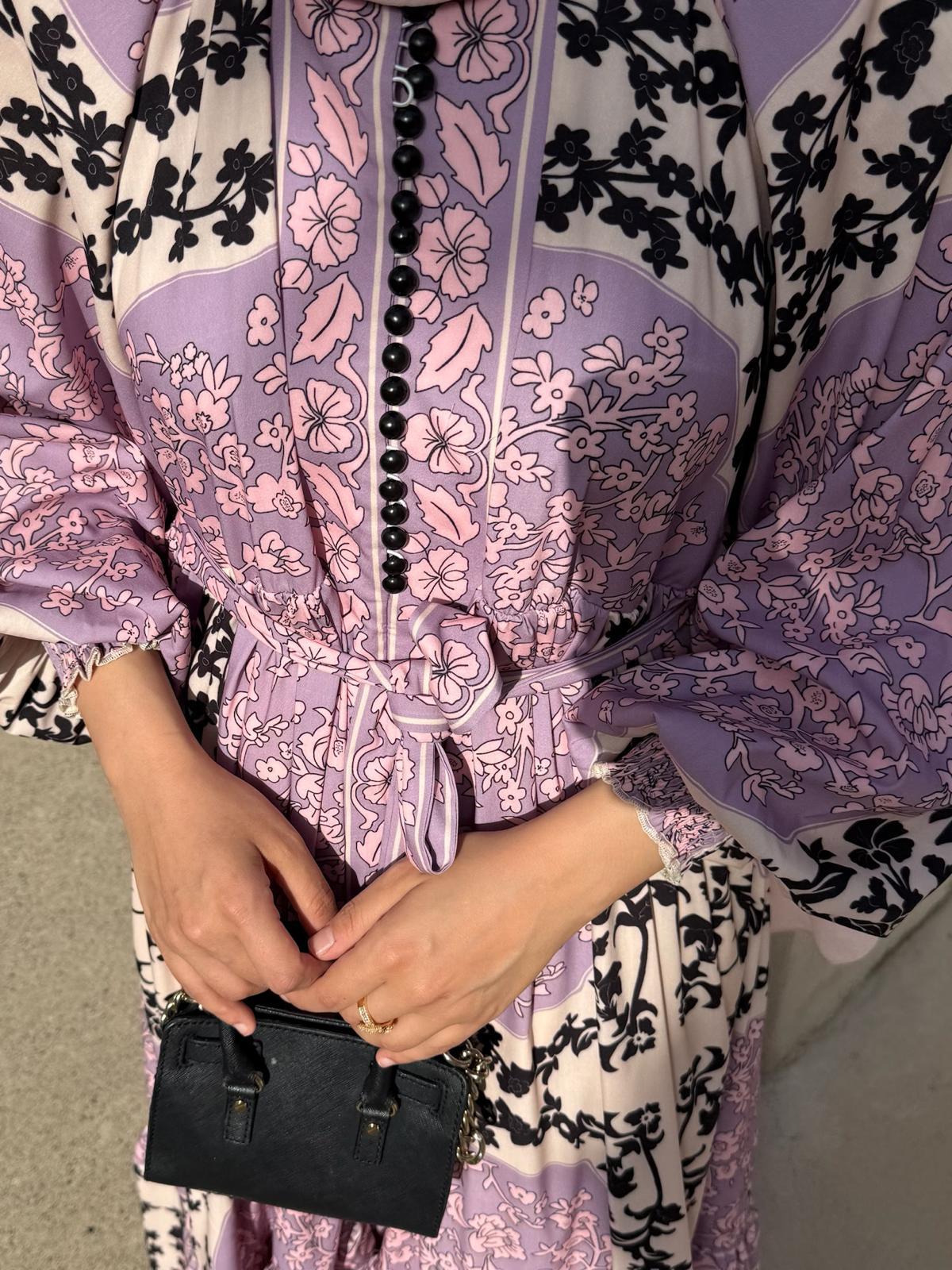 Royal Princess Lilac Poplin Maxi Dress