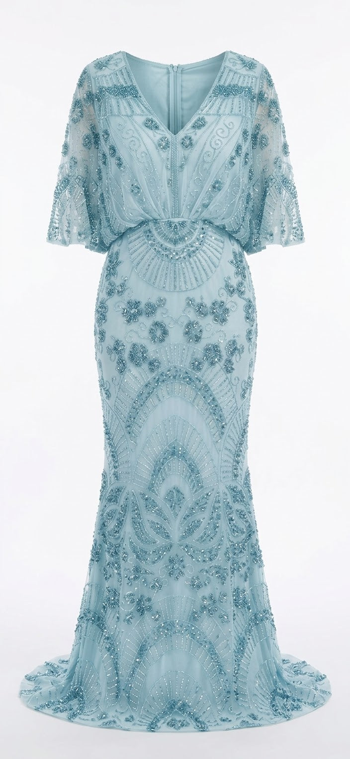 Wisteria Evening Dress – Blue