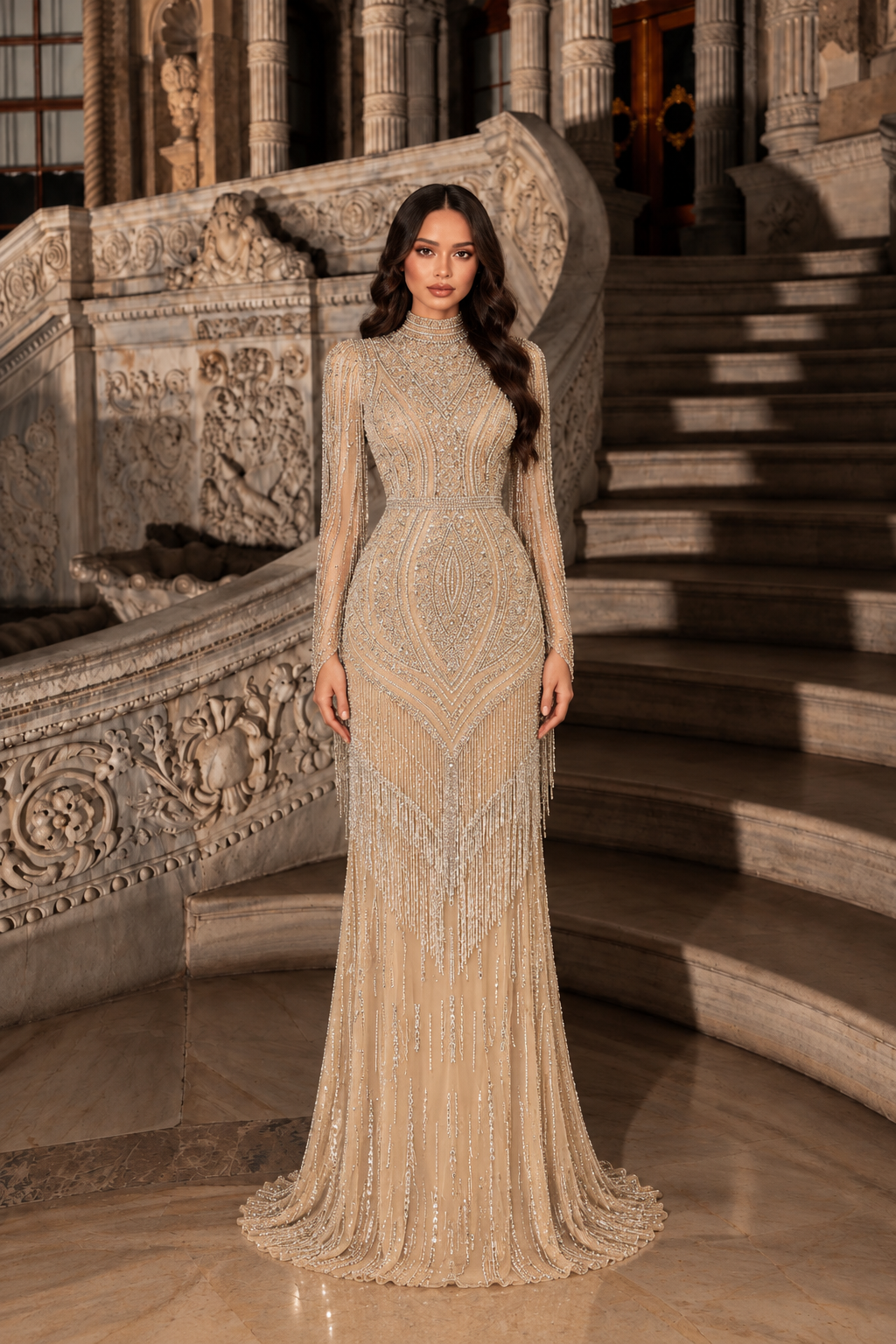 Sultana Couture Dress - Gold