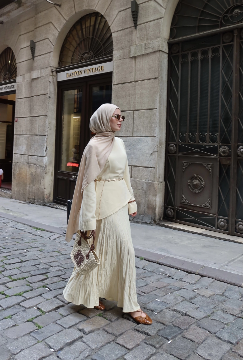 Butter Yellow Asymmetric Linen Co-Ord Set