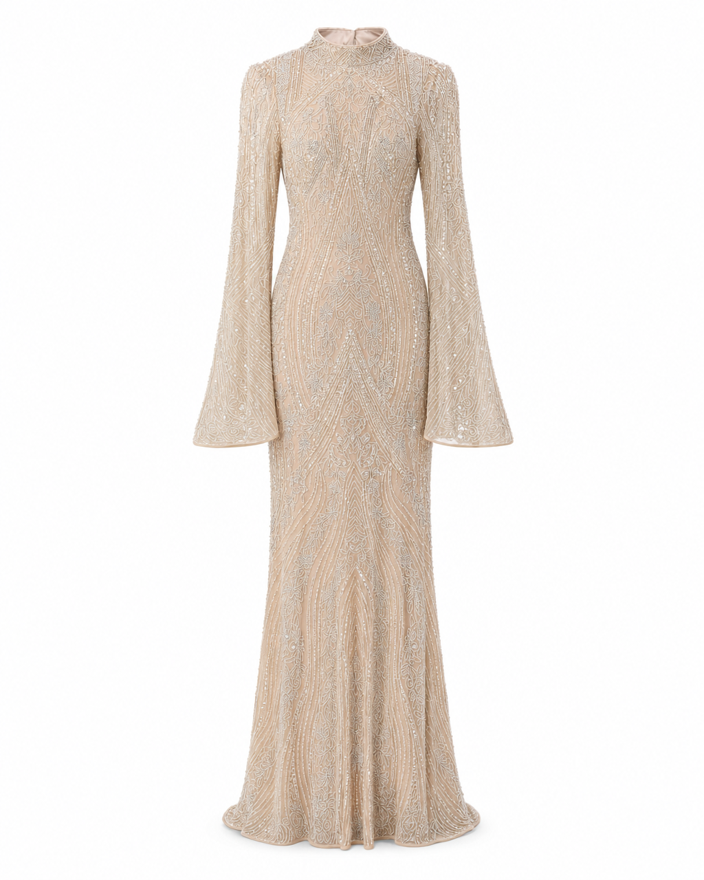 Calypso Couture Evening Dress - Salmon
