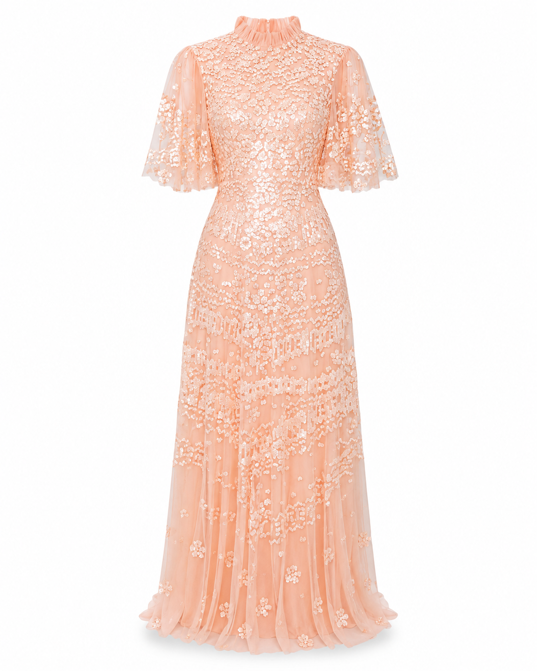 Couture Inaya Evening Dress - Salmon