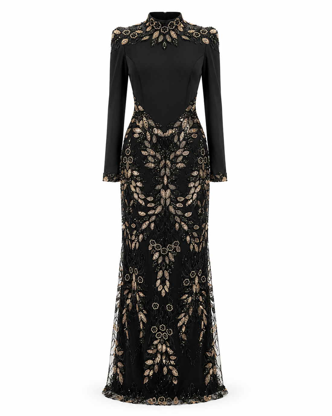 Nadine Black Couture Dress