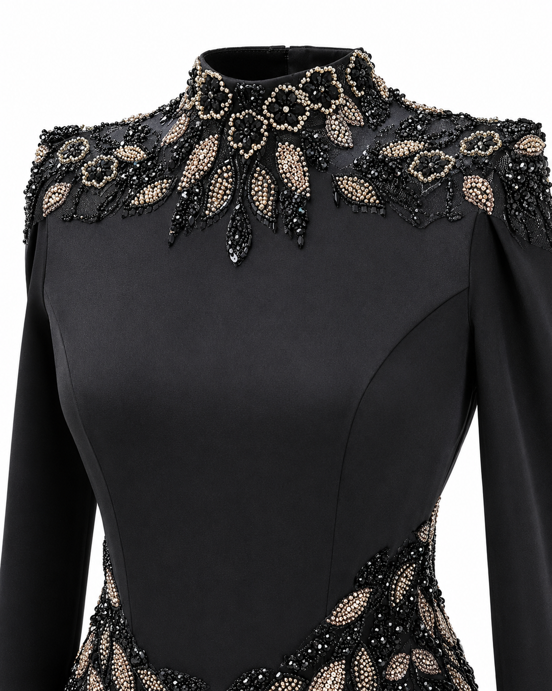 Nadine Black Couture Dress