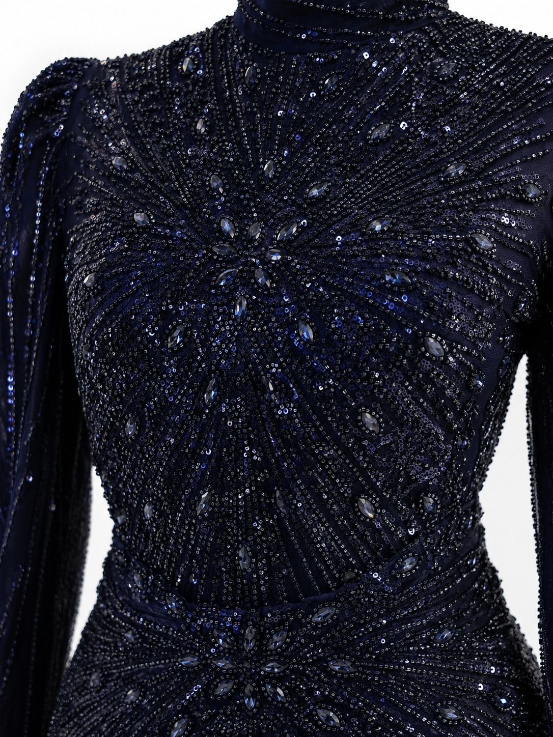 Marjan Evening Dress - Navy