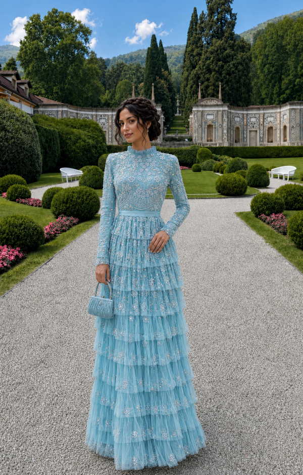 Lillibeth Couture Abiye Elbise - Mint