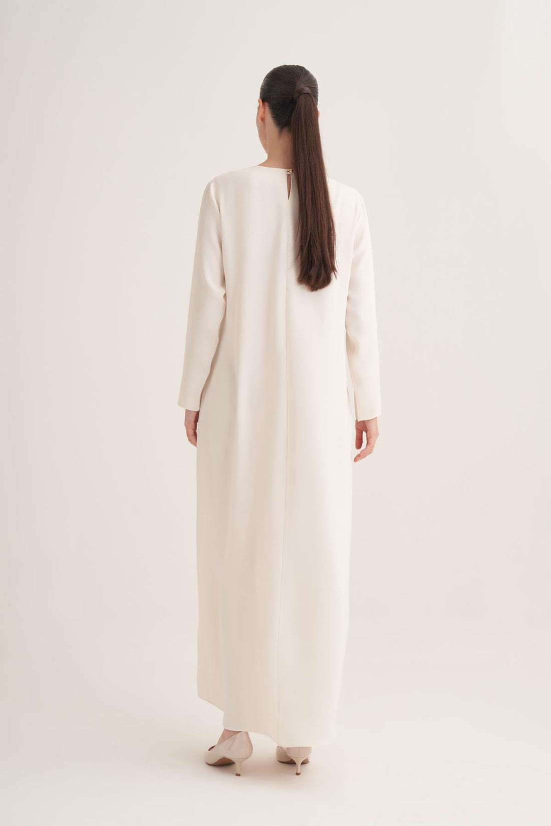 Crepe Inner Dress - Cream