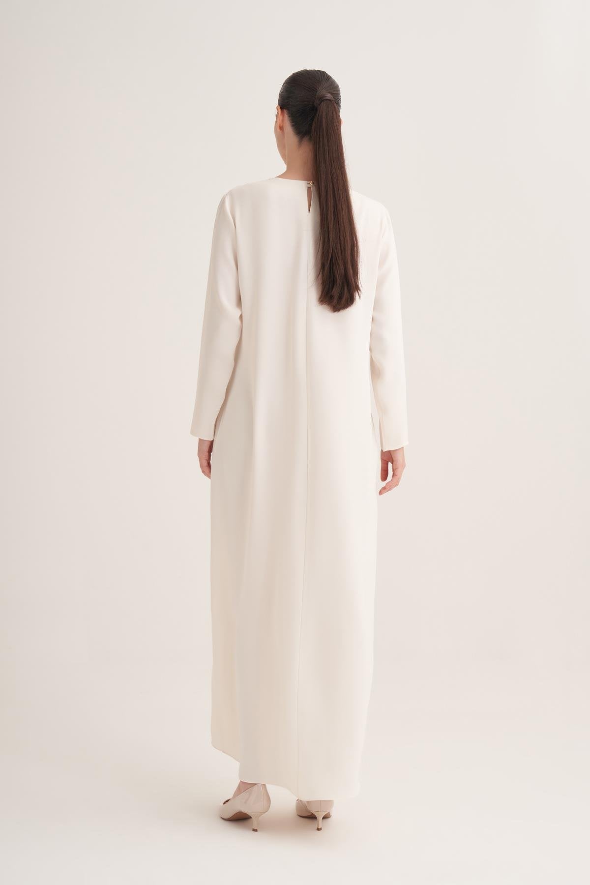 Crepe Inner Dress - Cream