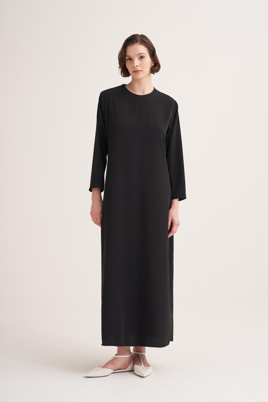 Crepe Inner Dress - Black