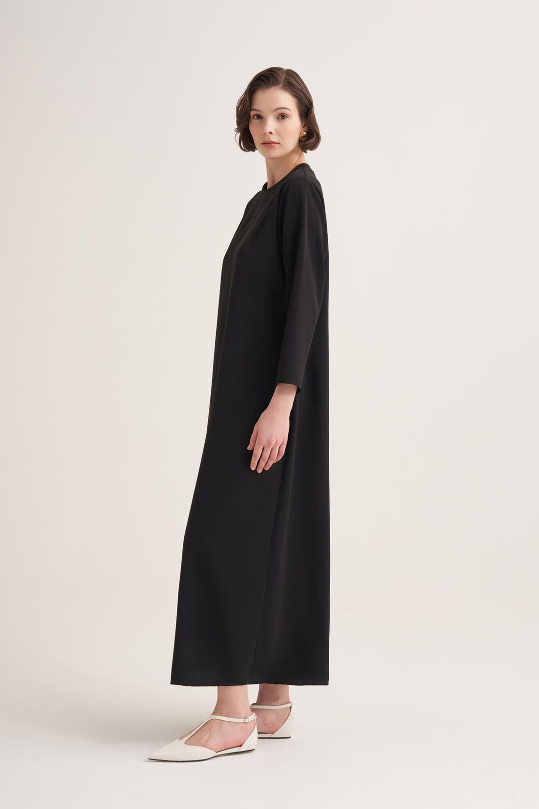 Crepe Inner Dress - Black