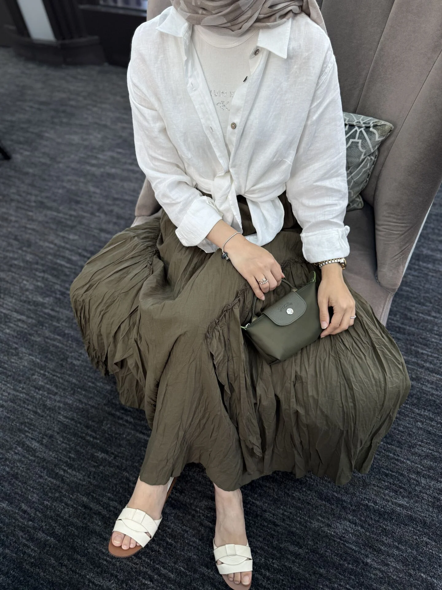 Khaki Princess Skirt
