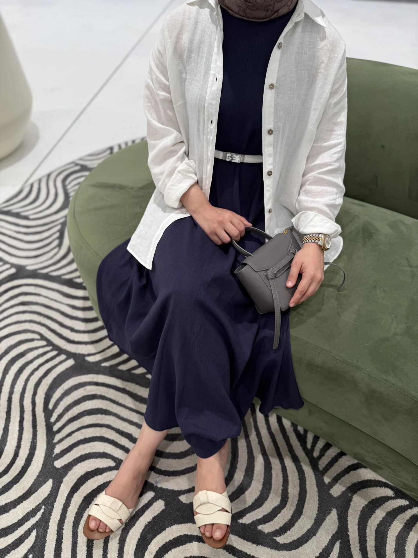 %100 Linen White Shirt