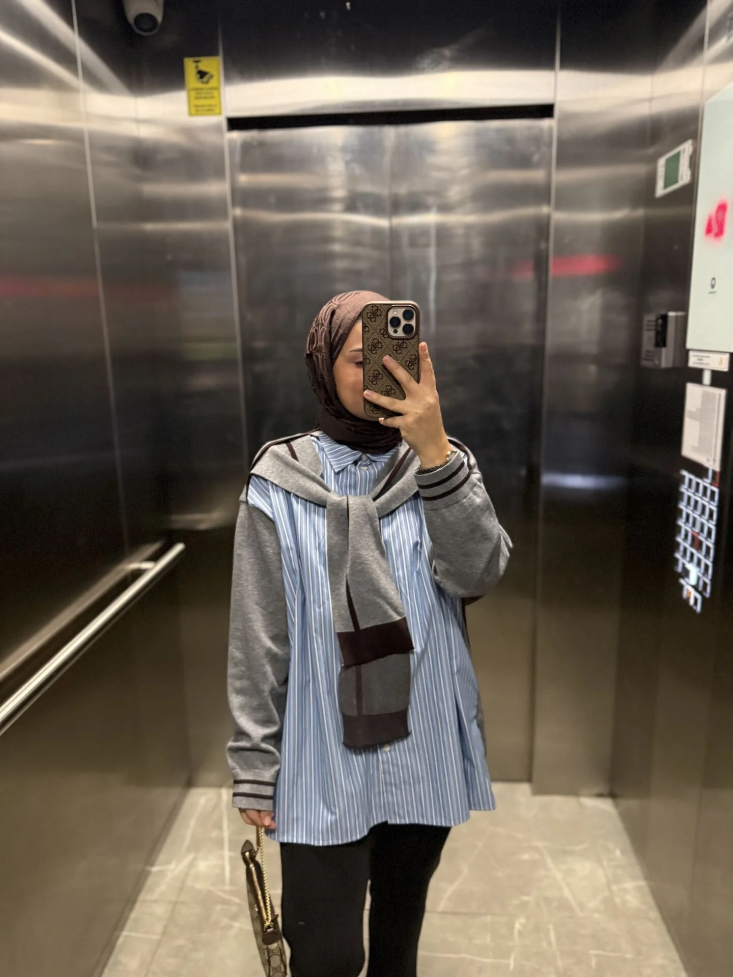 Twist Shirt-Collar Sweater