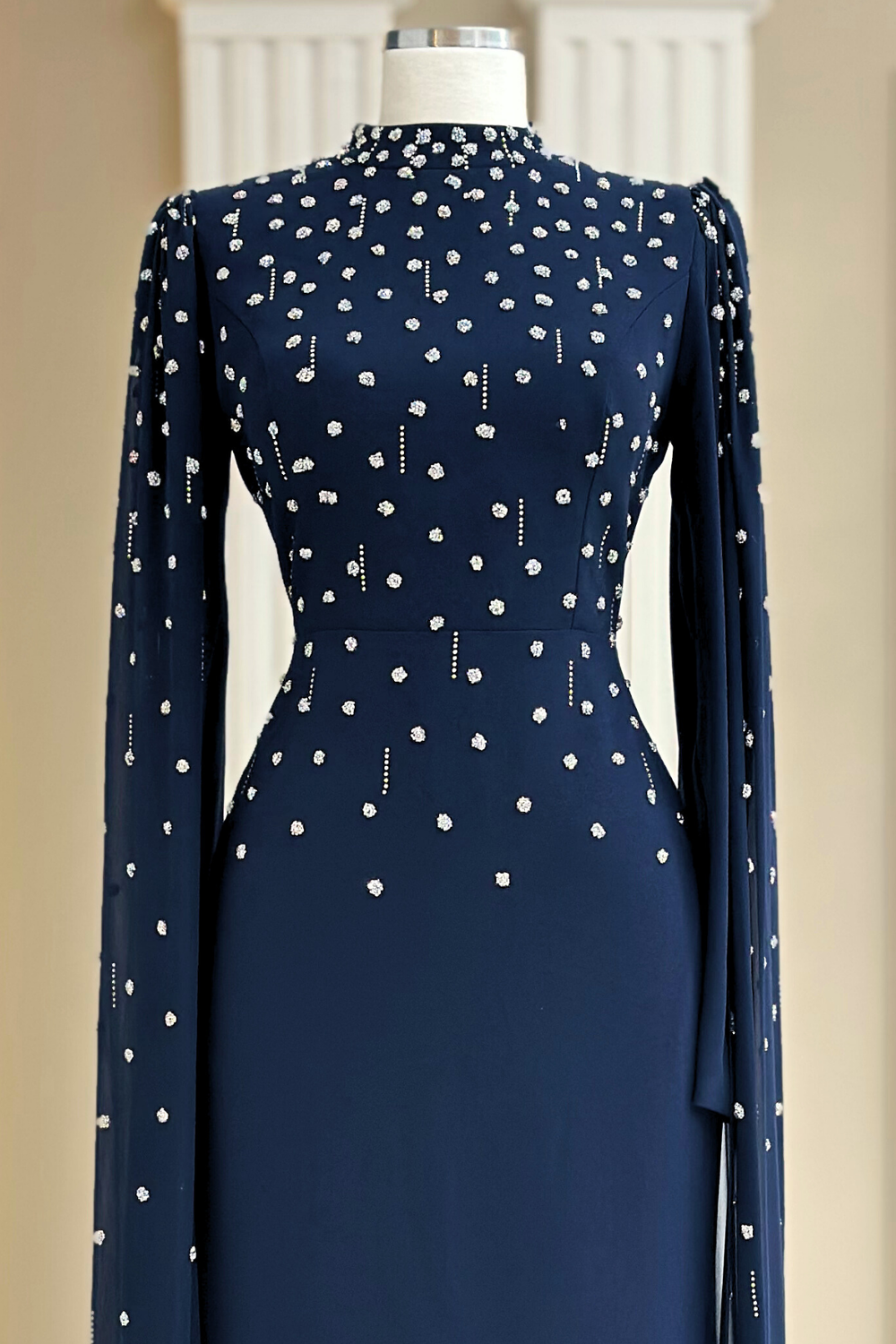 Afra Modest Evening Dress - Navy