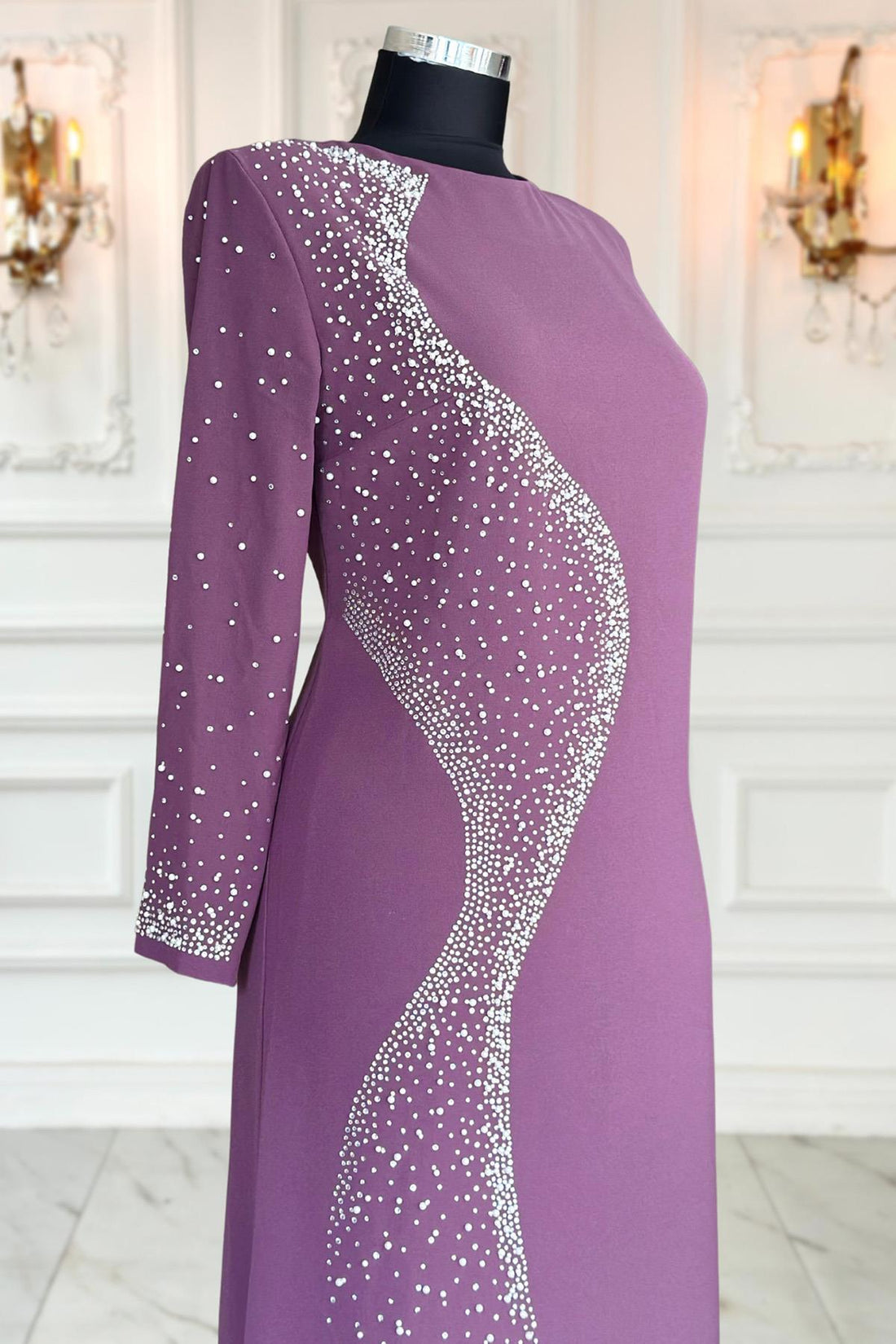 Didar Modest Evening Dress - Lavender