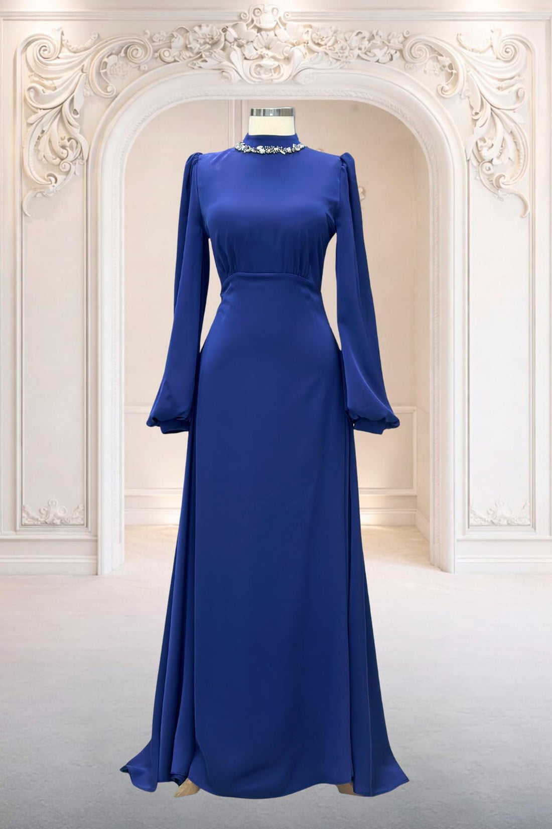 Rüya Modest Evening Dress - Navy