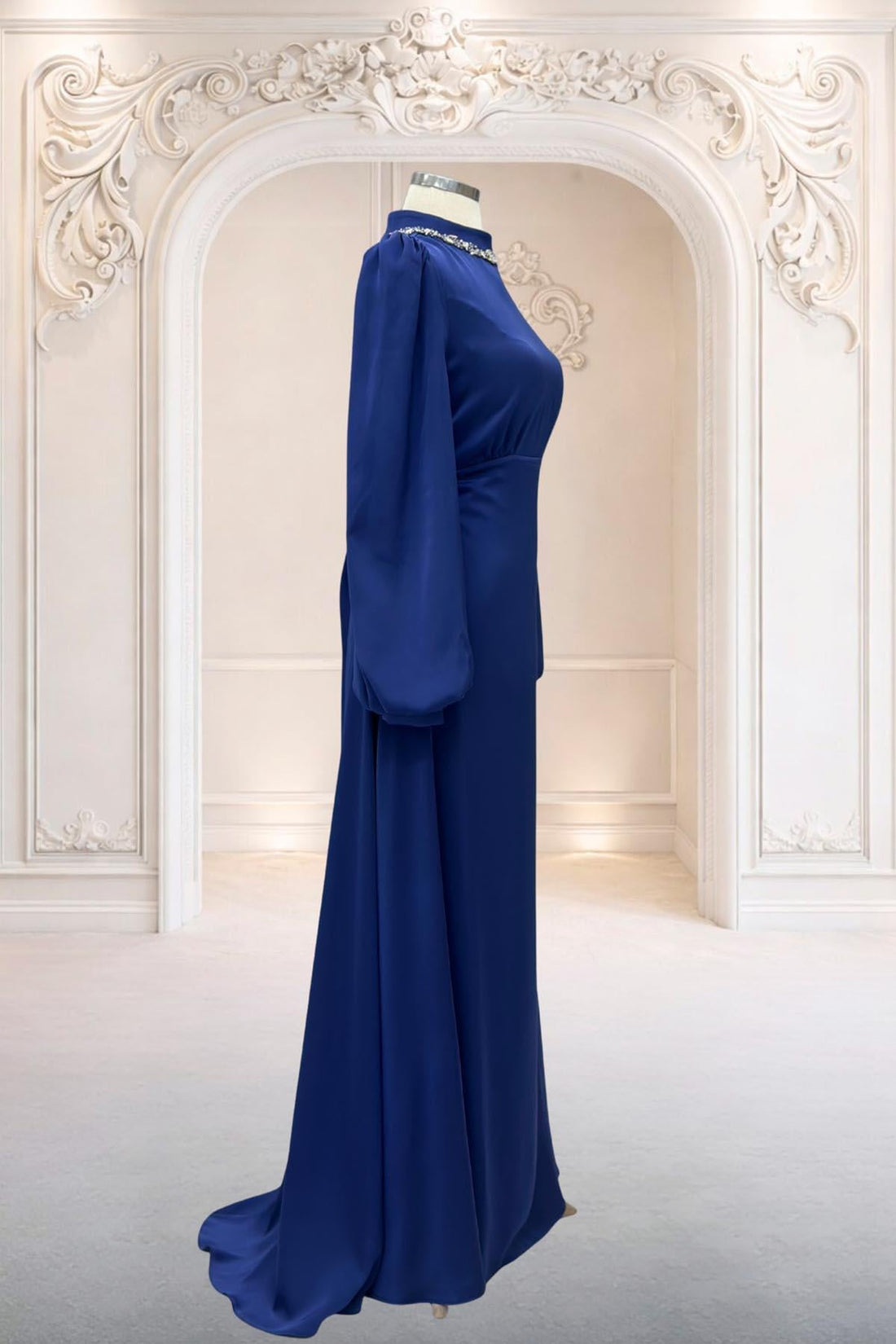 Rüya Modest Evening Dress - Navy