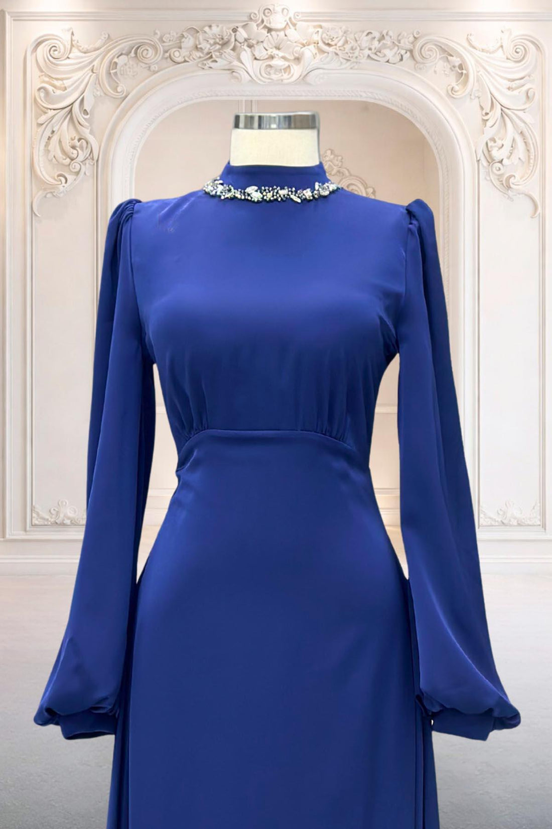 Rüya Modest Evening Dress - Navy