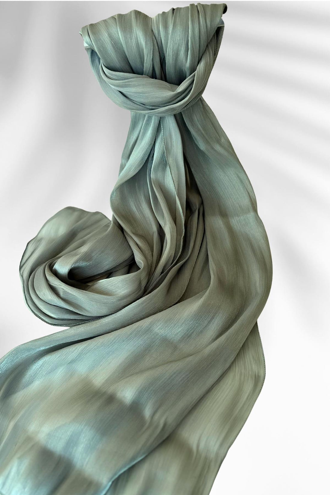 Janjan Occasion Shawl - Sage Green