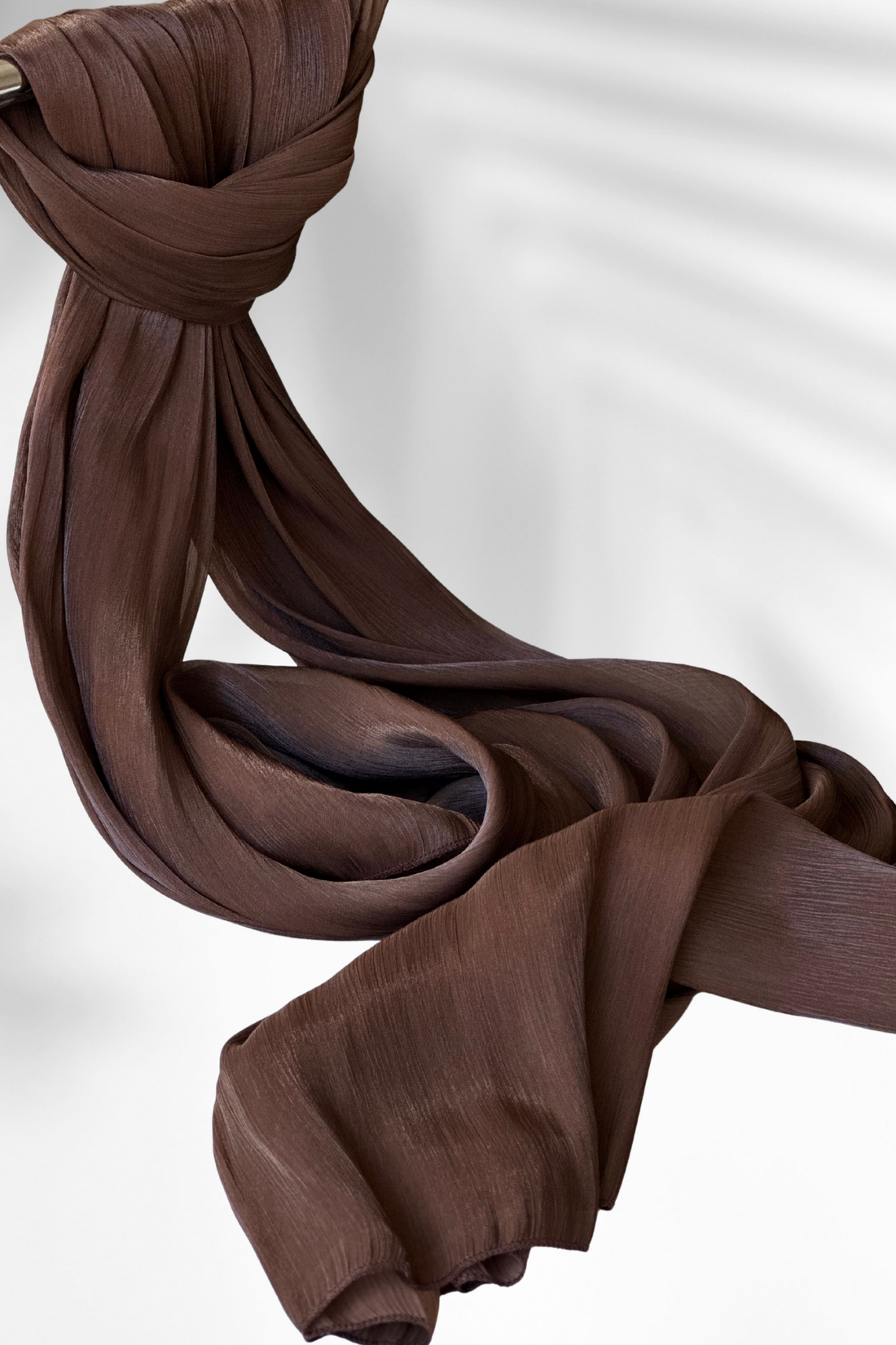 Janjan Occasion Shawl - Dark Brown