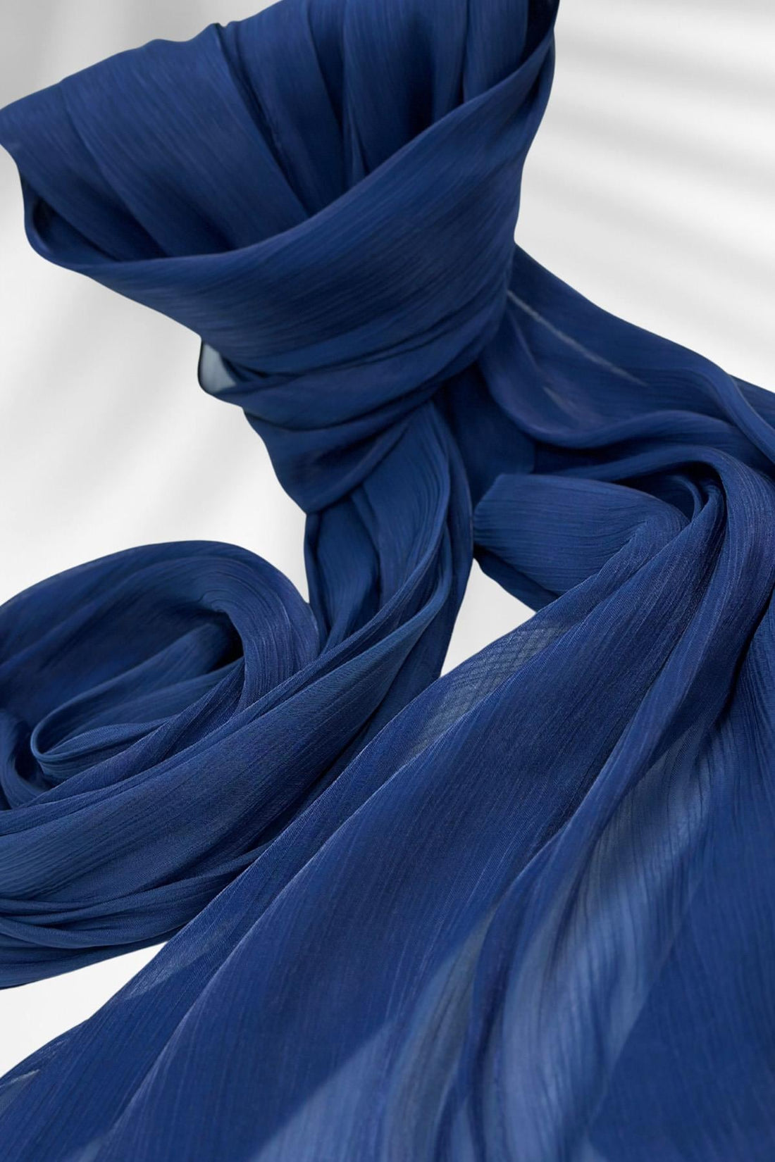 Janjan Occasion Shawl - Navy