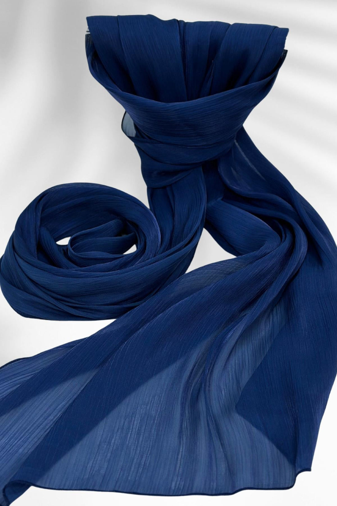 Janjan Occasion Shawl - Navy