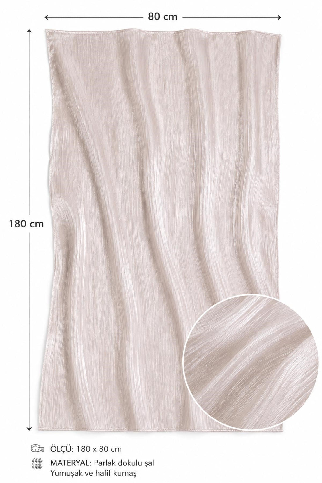 Janjan Occasion Shawl - Beige