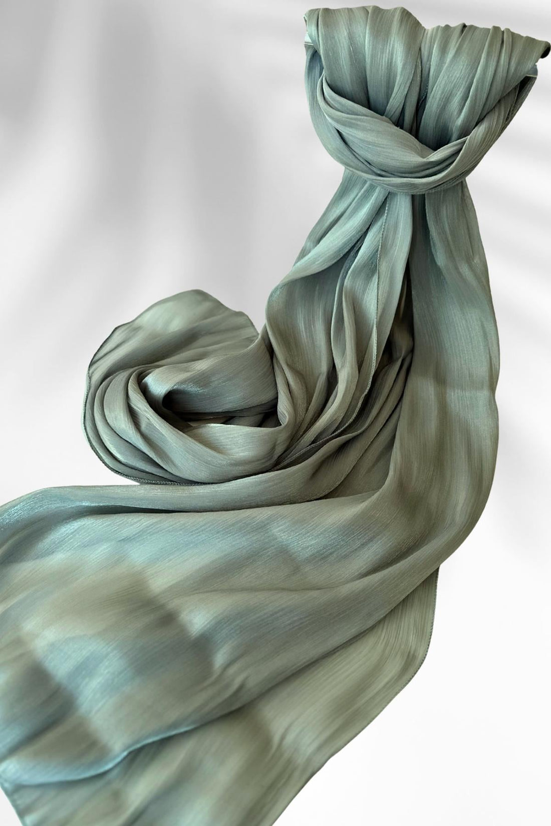 Janjan Occasion Shawl - Sage Green