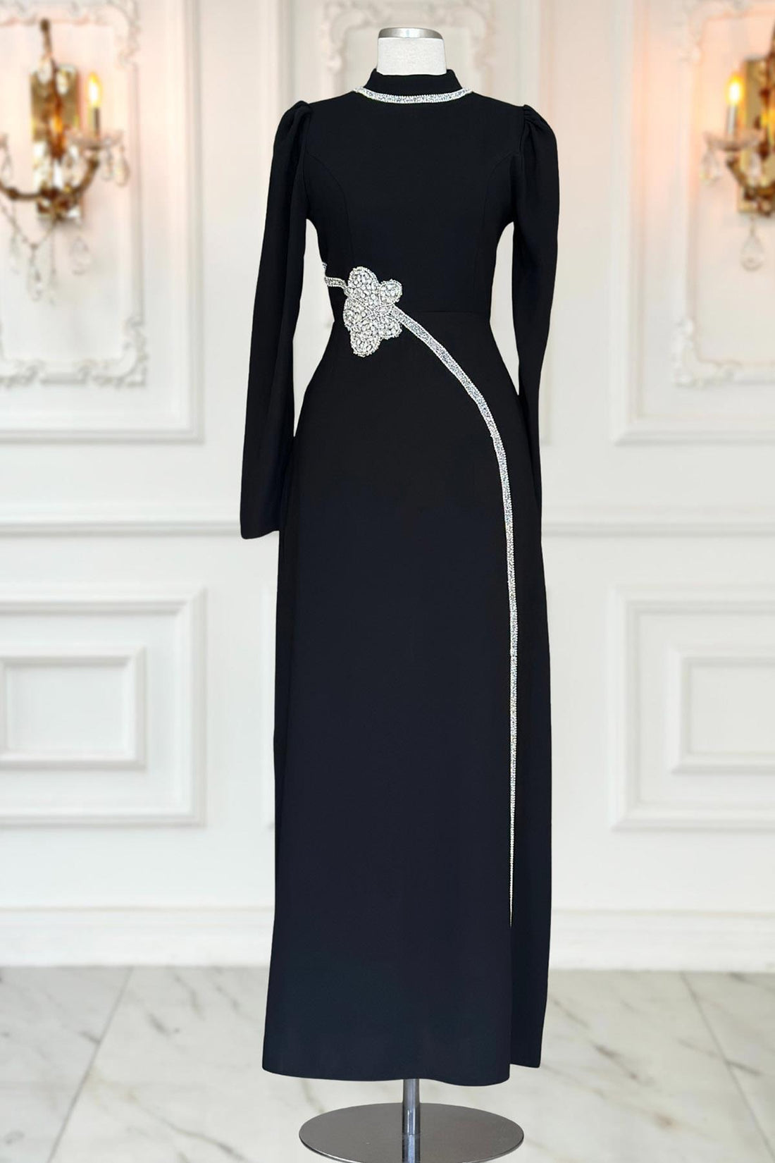 Zühre Modest Evening Dress - Black