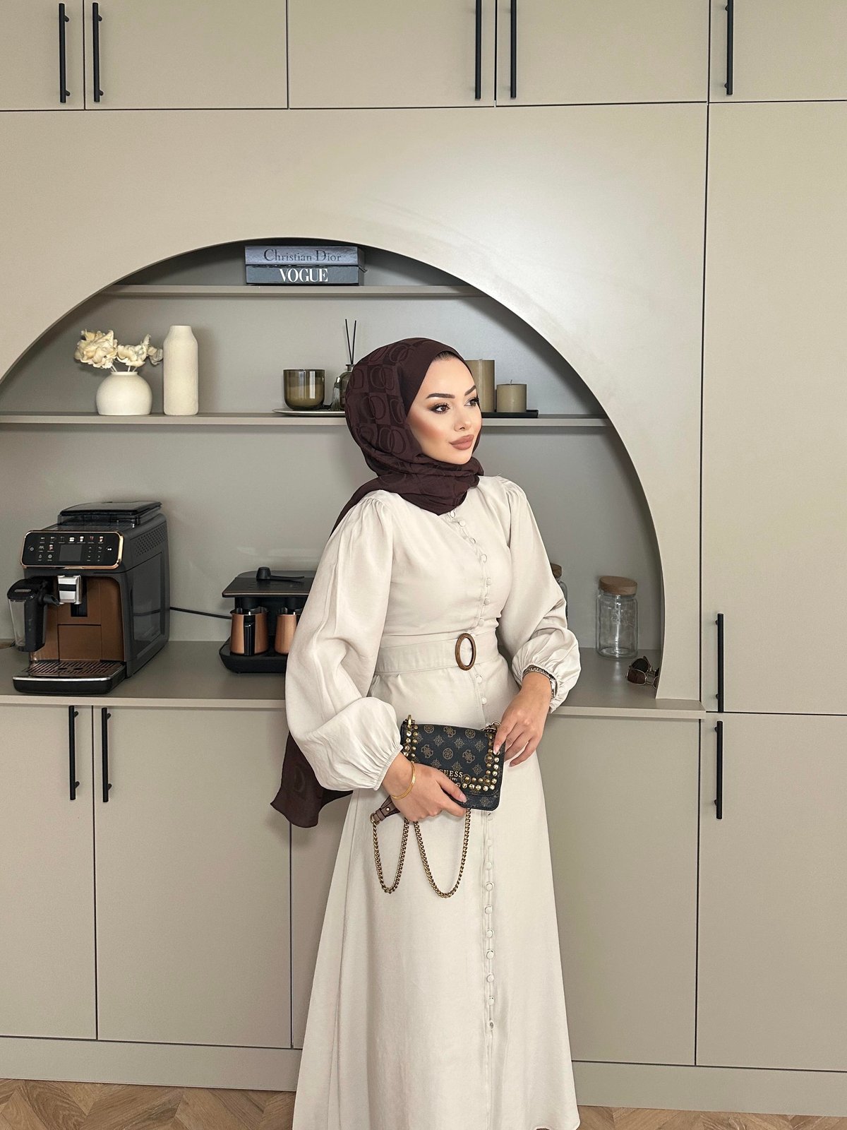 Alice Tencel Beige Dress