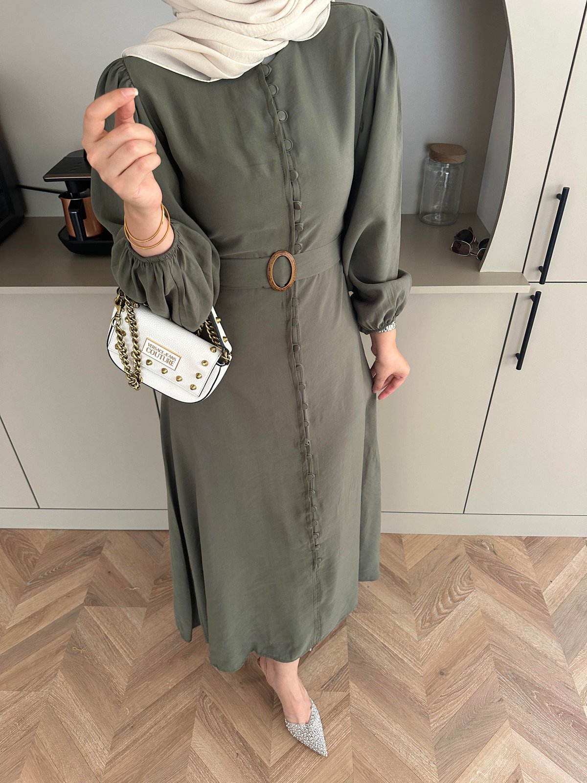 Alice Tencel Khaki Dress