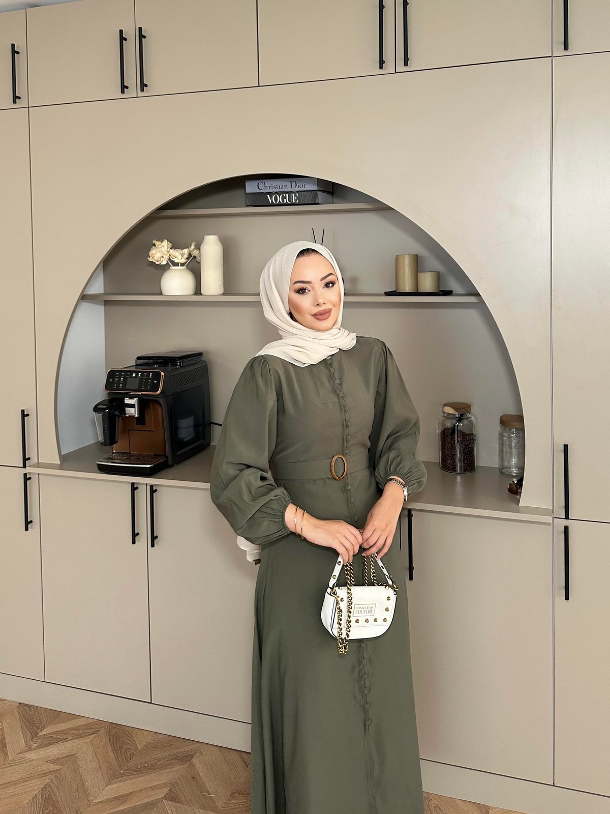 Alice Tencel Khaki Dress